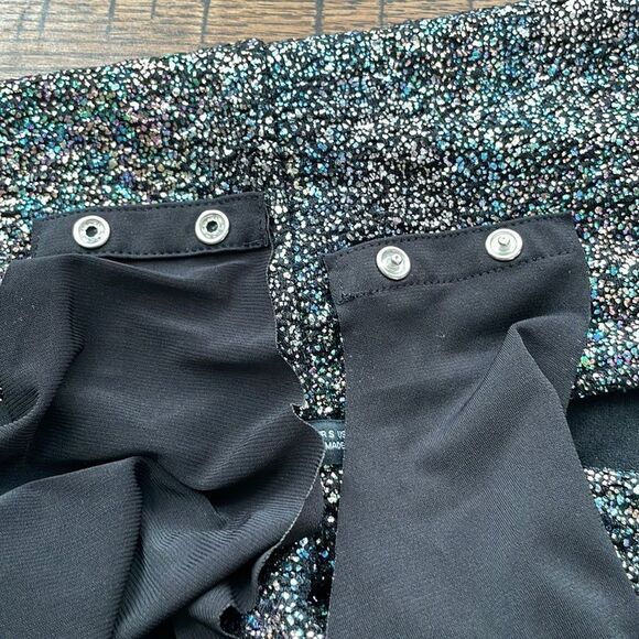 Zara Shiny Glitter Off The Shoulder Bodysuit. Size Small. - Picture 10 of 12